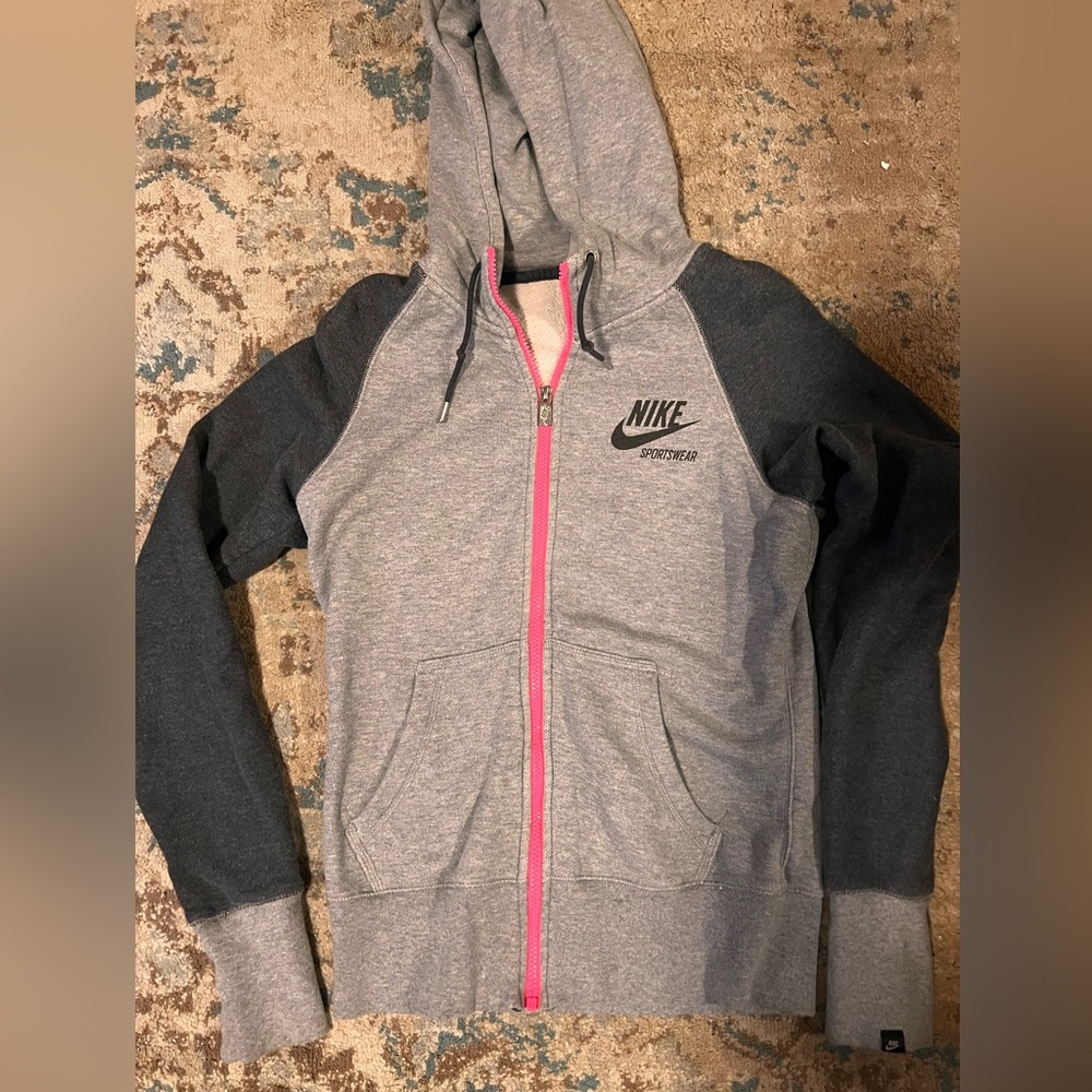 Vintage Nike Zip up Hoodie- medium